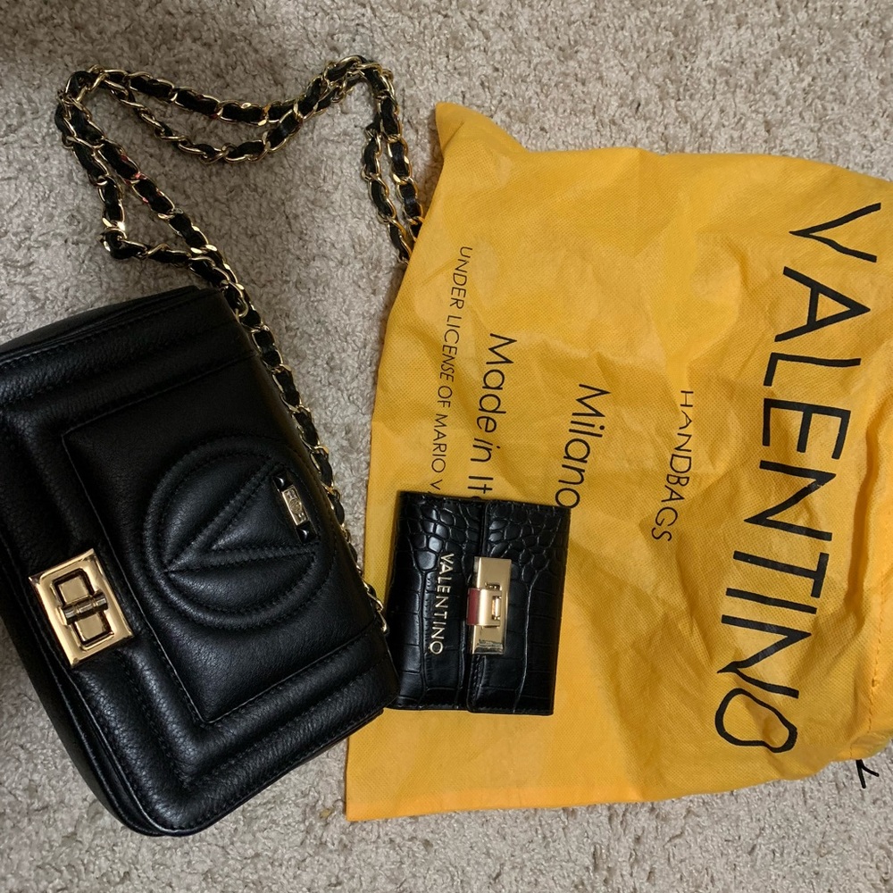 Valentino shoulder and crossbody with wallet.